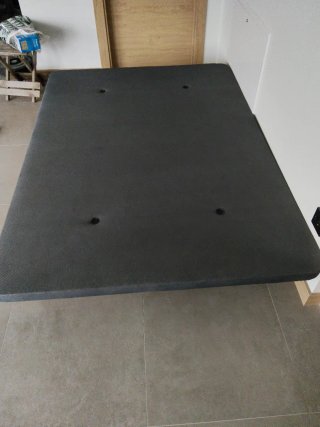 Base tapizada cama 135 cm y colchon