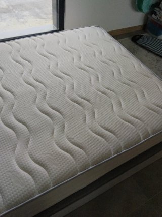 Base tapizada cama 135 cm y colchon