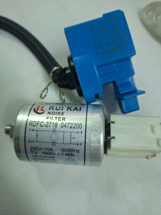Filtro Ruikai RDFC-2718 y Condensador