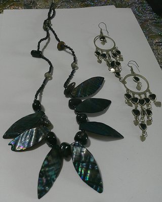Set Collana e Orecchini con Conchiglie
