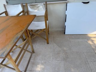 Pack 4 Sillas Director Madera y Tela