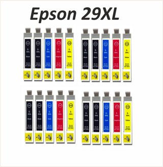 20 Cartuchos Tinta Epson 29XL Compatibles