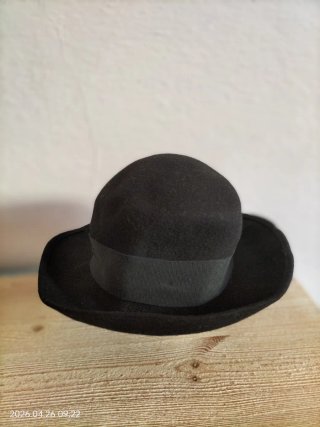 Cappello donna vintage nero
