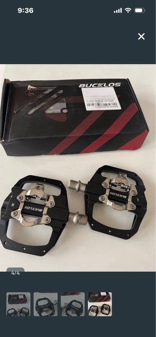 Pedales Mixtos MTB Gravel Bucklos