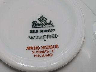 Tazza e piattino Rosenthal inizio '900