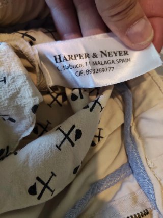 Pantalones Harper & Neyer Cargo Beige Talla 44