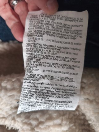 Cazadora vaquera con forro blanco