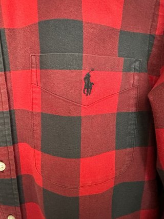 Camicia Ralph Lauren a quadri rossa e nera