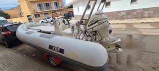 Semirrígida 5,80m con remolque y motor 75cv