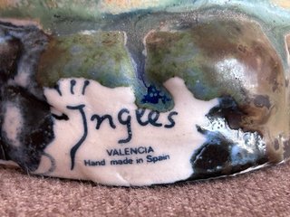 Figura de porcelana INGLES niño con tambor