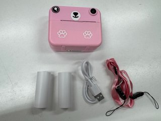 Cámara Impresora Infantil Rosa