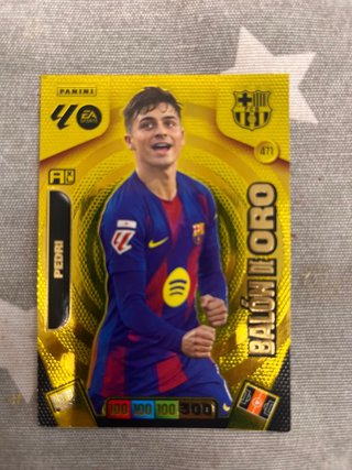 Cromo Panini Adrenalyn XL Pedri Balón de Oro