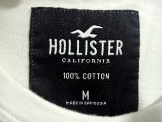 7€Camiseta bicolor HOLLISTER Talla M