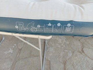 Materasso gonfiabile matrimoniale + pompa