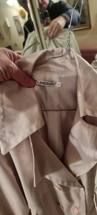 Trench donna leggero beige