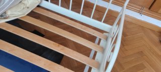 Cama infantil extensible IKEA blanca