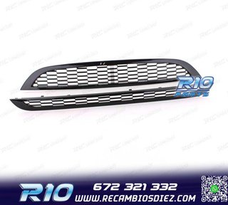 PARRILLA MINI COOPER S 01-06 NEGRO BRILLO