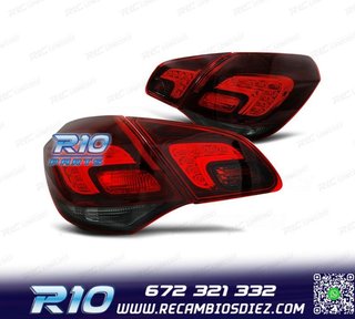 PILOTOS PARA OPEL ASTRA J 09- LED ROJO AHUMADO