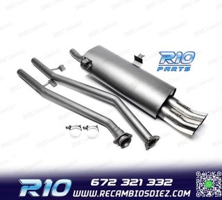 SILENCIOSO ESCAPE BMW SERIE 3 E30 L4 1982-1993 x2 DTM