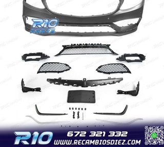 PARAGOLPES DELANTERO MERCEDES C W205 14-18 LOOK AMG C63 PLAT