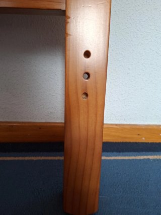 Cabecero Pino Macizo 90cm
