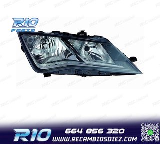 FARO DCH PARA SEAT LEON 12-16 FONDO NEGRO