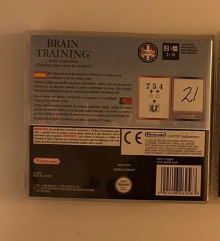 Caja Brain Training Nintendo DS