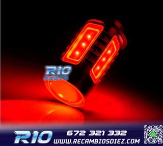 BOMBILLA LED P21W ROJA CANBUS