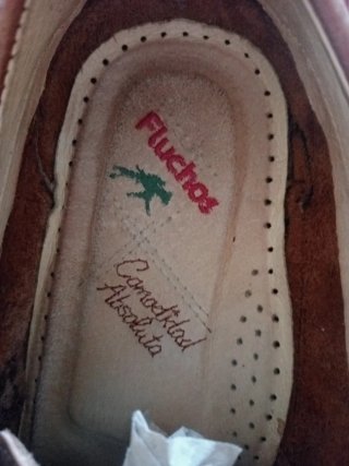 Zapatos Fluchos Marrones Hombre