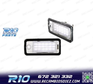 LUCES MATRÍCULA LED AUDI A6 C6 04-11