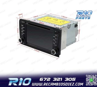 RADIO GPS ANDROID 12 AUDI A3 8P 8PA USB GPS TACTIL HD OCTA-C