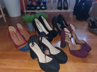 Lote de zapatos de tacón
