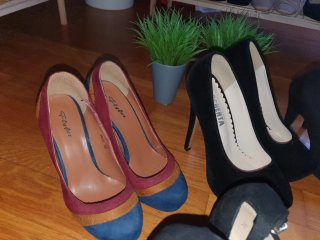 Lote de zapatos de tacón