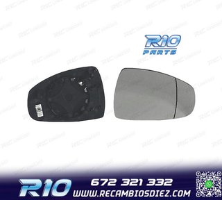 CRISTAL ESPEJO + BASE DERECHO AUDI A1 10-19