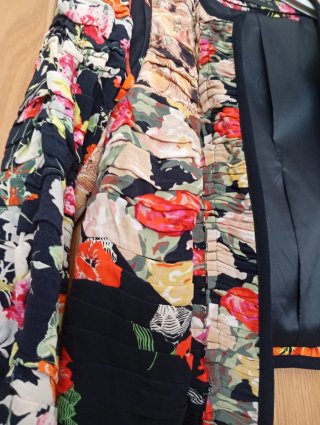 Chaqueta Reversible Zara Mujer Multicolor