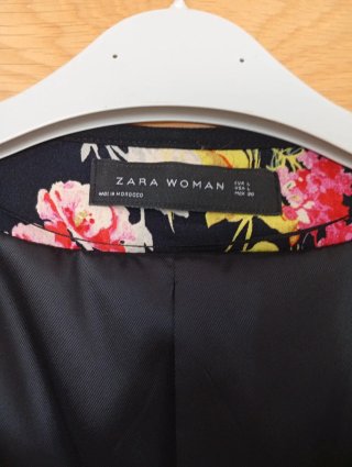 Chaqueta Reversible Zara Mujer Multicolor