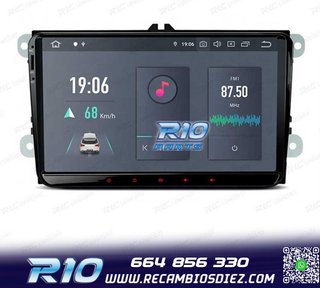RADIO GPS ANDROID 11 PARA VOLKSWAGEN VW SEAT SKODA HEXA-CORE