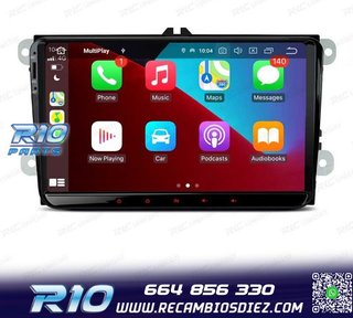RADIO GPS ANDROID 11 PARA VOLKSWAGEN VW SEAT SKODA HEXA-CORE