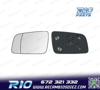 CRISTAL ESPEJO + BASE IZQUIERDO OPEL ASTRA G 98-04