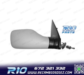 ESPEJO COMPLETO DERECHO PEUGEOT 106 93-05 IMPRIMADO