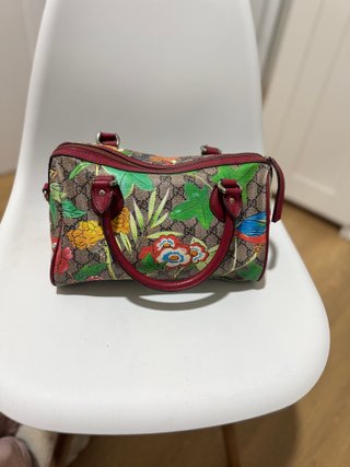 Borsa Gucci a stampa floreale