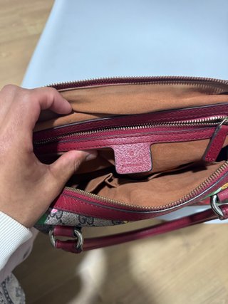 Borsa Gucci a stampa floreale