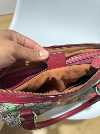 Borsa Gucci a stampa floreale