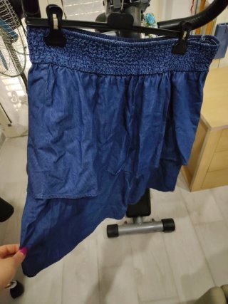 Gonna di jeans con elastico