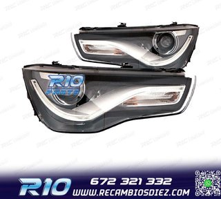FAROS XENON AUDI A1 10-14 DRL NEGROS