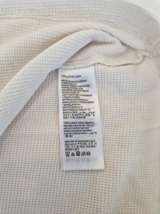 Jersey Calvin Klein Algodón Blanco Talla L