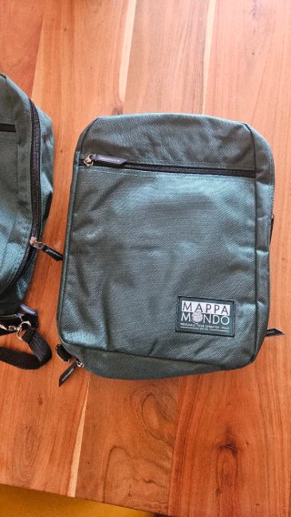 2 zaini Mappamondo verde