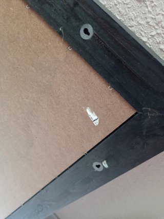 Espejo Hemnes Ikea Negro-Marrón