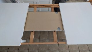 Mesa extensible blanca 140x84 (180 o 220 extendida
