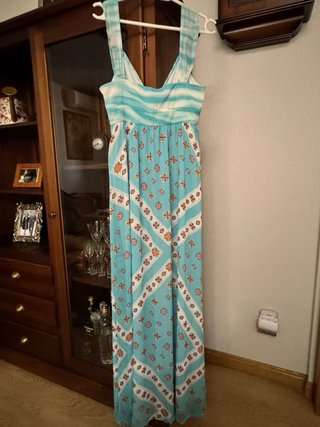 Vestido Largo Boho Zara Talla L